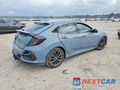 Trzecie zdjęcie samochodu z tyłu: 2021 HONDA CIVIC EX VIN:SHHFK7H69MU219261 - miniatura