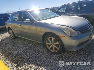 Czwarte zdjęcie samochodu z boku: 2006 INFINITI G35 VIN:JNKCV51F06M603383 - miniatura