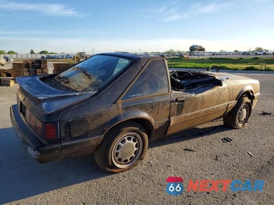 Trzecie zdjęcie samochodu z tyłu: 1985 FORD MUSTANG LX VIN:1FABP28M6FF101224 - miniatura