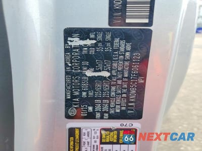 Zdjęcie 13 z 13 samochodu: 2015 KIA SEDONA LX VIN:KNDMB5C17F6061123 - miniatura
