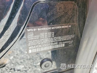 Zdjęcie 12 z 12 samochodu: 2014 BMW 750 LI VIN:WBAYE8C55ED135448 - miniatura