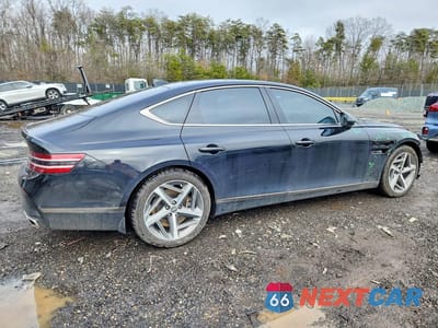 Trzecie zdjęcie samochodu z tyłu: 2022 GENESIS G80 3.5T SPORT VIN:KMTGB4SD6NU113436 - miniatura