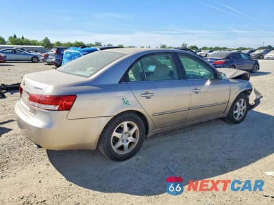 Trzecie zdjęcie samochodu z tyłu: 2006 HYUNDAI SONATA GLS V6 VIN:5NPEU46FX6H008471 - miniatura
