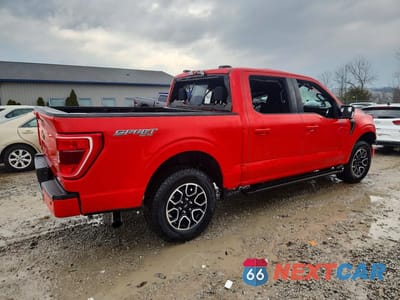 Trzecie zdjęcie samochodu z tyłu: 2022 FORD F150 SUPERCREW VIN:1FTEW1EP2NKD55585 - miniatura