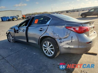 Drugie zdjęcie samochodu z przodu: 2014 INFINITI Q50 PREMIUM VIN:JN1BV7AP0EM693444 - miniatura