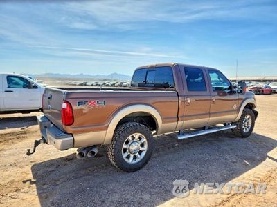 Czwarte zdjęcie samochodu z boku: 2011 FORD F350 SUPER DUTY VIN:1FT8W3BTXBEB23644 - miniatura