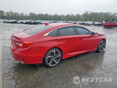 Trzecie zdjęcie samochodu z tyłu: 2020 HONDA ACCORD SPORT VIN:1HGCV2F32LA021282 - miniatura