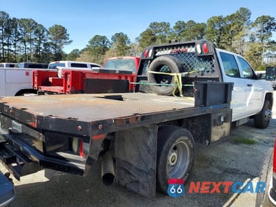 Czwarte zdjęcie samochodu z boku: 2016 CHEVROLET SILVERADO FLATBED TRUCK VIN:1GB4CYC80GF284735 - miniatura