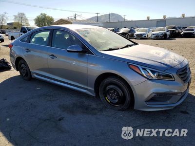 Czwarte zdjęcie samochodu z boku: 2016 HYUNDAI SONATA SPORT VIN:5NPE34AF2GH271503 - miniatura