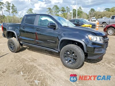 Czwarte zdjęcie samochodu z boku: 2022 CHEVROLET COLORADO ZR2 VIN:1GCGTEEN6N1297610 - miniatura