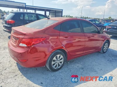 Trzecie zdjęcie samochodu z tyłu: 2017 HYUNDAI ACCENT SE VIN:KMHCT4AEXHU394502 - miniatura
