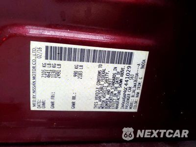 Zdjęcie 13 z 13 samochodu: 2016 NISSAN MAXIMA 3.5 SR VIN:1N4AA6AP4GC441029 - miniatura