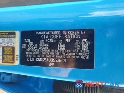 Zdjęcie 12 z 12 samochodu: 2024 KIA SOUL S VIN:KNDJ23AU6R7226209 - miniatura