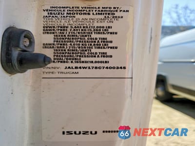 Zdjęcie 14 z 14 samochodu: 2012 ISUZU NPR HD BOX TRUCK VIN:JALB4W178C7400345 - miniatura