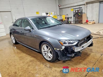 Czwarte zdjęcie samochodu z boku: 2022 AUDI A4 PREMIUM PLUS 45 VIN:WAUEAAF45NN010761 - miniatura