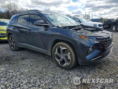 Czwarte zdjęcie samochodu z boku: 2022 HYUNDAI TUCSON LIMITED VIN:5NMJE3AE5NH106422 - miniatura