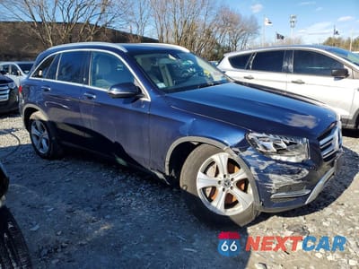 Czwarte zdjęcie samochodu z boku: 2018 MERCEDES-BENZ GLC 300 4MATIC VIN:WDC0G4KBXJV053644 - miniatura