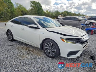 Czwarte zdjęcie samochodu z boku: 2019 HONDA INSIGHT TOURING VIN:19XZE4F90KE027246 - miniatura