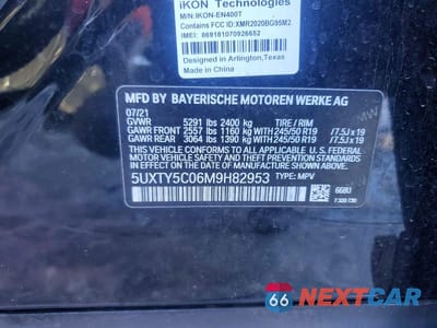 Zdjęcie 13 z 13 samochodu: 2021 BMW X3 XDRIVE30I VIN:5UXTY5C06M9H82953 - miniatura
