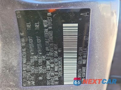 Zdjęcie 13 z 13 samochodu: 2019 TOYOTA SIENNA XLE 8-PASSENGER VIN:5TDYZ3DC2KS995282 - miniatura