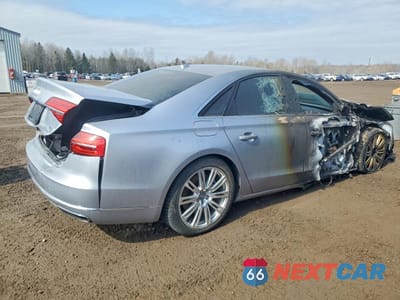 Trzecie zdjęcie samochodu z tyłu: 2016 AUDI A8 QUATTRO VIN:WAUJ4AFD7GN015503 - miniatura