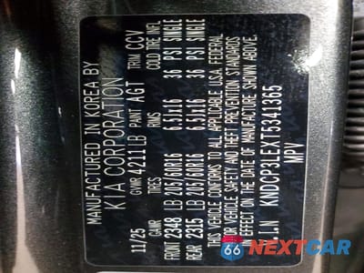 Zdjęcie 13 z 13 samochodu: 2026 KIA NIRO LX VIN:KNDCP3LEXT5341365 - miniatura