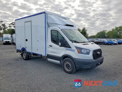 Czwarte zdjęcie samochodu z boku: 2020 FORD TRANSIT DELIVERY TRUCK VIN:1FDBW5Z84LKA83384 - miniatura