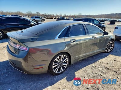 Trzecie zdjęcie samochodu z tyłu: 2017 LINCOLN MKZ SELECT VIN:3LN6L5C92HR605363 - miniatura
