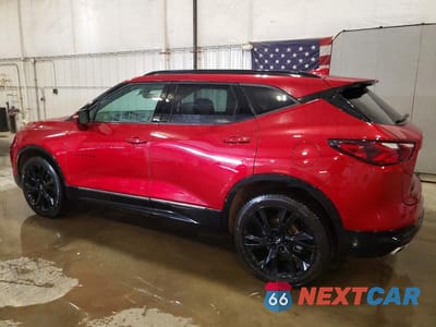Drugie zdjęcie samochodu z przodu: 2022 CHEVROLET BLAZER RS VIN:3GNKBKRS7NS135101 - miniatura