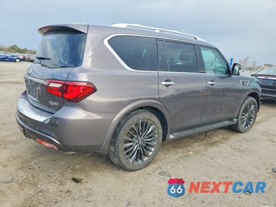 Trzecie zdjęcie samochodu z tyłu: 2023 INFINITI QX80 PREMIUM SELECT VIN:JN8AZ2AE5P9301504 - miniatura