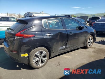 Trzecie zdjęcie samochodu z tyłu: 2022 NISSAN LEAF SL PLUS VIN:1N4BZ1DV3NC553327 - miniatura