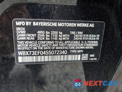 Zdjęcie 14 z 14 samochodu: 2025 BMW X1 XDRIVE28I VIN:WBX73EF04S5072340 - miniatura
