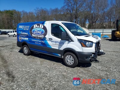 Czwarte zdjęcie samochodu z boku: 2024 FORD TRANSIT 250 DELIVERY VAN VIN:1FTBR1Y86RKB67690 - miniatura