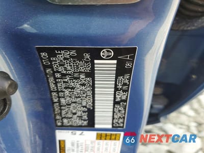 Zdjęcie 12 z 12 samochodu: 2008 TOYOTA PRIUS BASE VIN:JTDKB20UX87815228 - miniatura