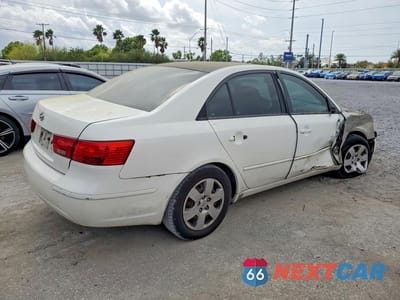 Trzecie zdjęcie samochodu z tyłu: 2010 HYUNDAI SONATA GLS VIN:5NPET4AC5AH595736 - miniatura