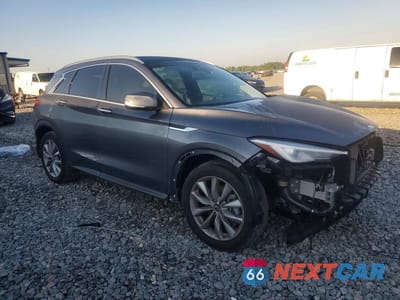 Czwarte zdjęcie samochodu z boku: 2021 INFI QX50 LUXE FWD LUXE VIN:3PCAJ5BA9MF126675 - miniatura