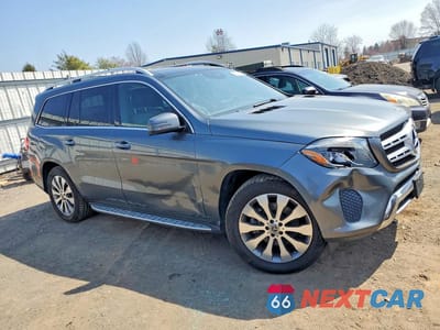 Czwarte zdjęcie samochodu z boku: 2018 MERCEDES-BENZ GLS 450 4MATIC VIN:4JGDF6EE7JB168825 - miniatura
