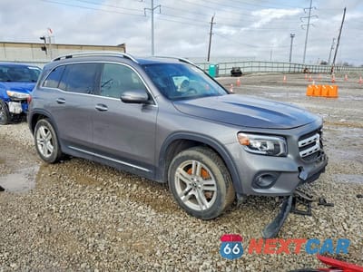 Czwarte zdjęcie samochodu z boku: 2021 MERCEDES-BENZ GLB 250 4MATIC VIN:W1N4M4HB7MW110641 - miniatura