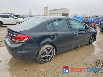 Trzecie zdjęcie samochodu z tyłu: 2015 HONDA CIVIC SE VIN:19XFB2F71FE045842 - miniatura