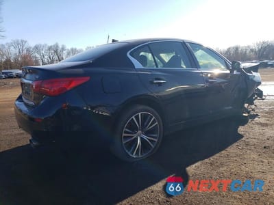 Trzecie zdjęcie samochodu z tyłu: 2015 INFINITI Q50 BASE VIN:JN1BV7AR3FM401806 - miniatura