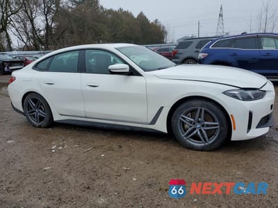 Czwarte zdjęcie samochodu z boku: 2025 BMW I4 EDRIVE 40 VIN:WBY23HD04SFU71589 - miniatura
