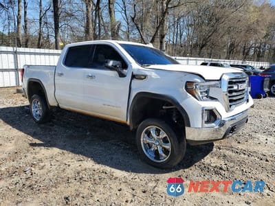 Czwarte zdjęcie samochodu z boku: 2020 GMC SIERRA K1500 SLT VIN:3GTU9DED8LG310553 - miniatura