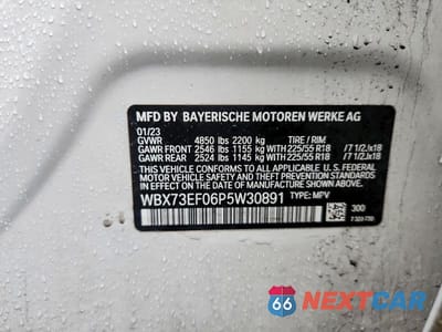 Zdjęcie 12 z 12 samochodu: 2023 BMW X1 XDRIVE28I VIN:WBX73EF06P5W30891 - miniatura