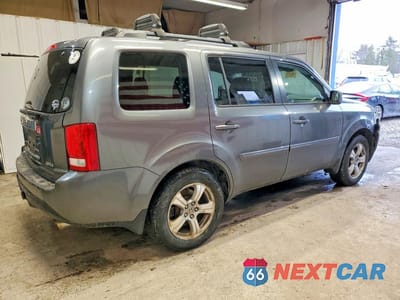 Trzecie zdjęcie samochodu z tyłu: 2012 HONDA PILOT EXLN VIN:5FNYF4H72CB066758 - miniatura