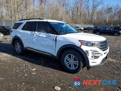 Czwarte zdjęcie samochodu z boku: 2020 FORD EXPLORER XLT VIN:1FMSK8DH6LGB45066 - miniatura