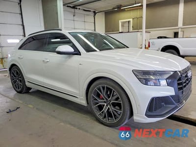 Czwarte zdjęcie samochodu z boku: 2019 AUDI Q8 PRESTIGE S-LINE VIN:WA1FVAF14KD027578 - miniatura