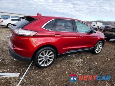 Trzecie zdjęcie samochodu z tyłu: 2017 FORD EDGE TITANIUM VIN:2FMPK4K81HBB35061 - miniatura