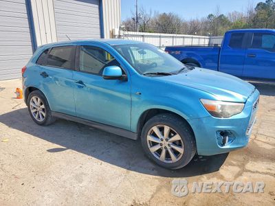 Czwarte zdjęcie samochodu z boku: 2014 MITSUBISHI OUTLANDER SPORT ES VIN:4A4AP3AU8EE028165 - miniatura