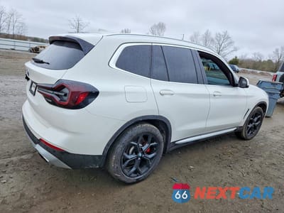 Trzecie zdjęcie samochodu z tyłu: 2023 BMW X3 XDRIVE30I VIN:5UX53DP02P9P55116 - miniatura