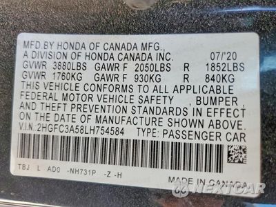 Zdjęcie 13 z 13 samochodu: 2020 HONDA CIVIC SI VIN:2HGFC3A58LH754584 - miniatura